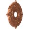 Ekena Millwork Attica PVC Ceiling Medallion (Fits Canopies up to 5 5/8"), Brght Coat Copper, 16"OD x 3 1/2"ID x 1"P CMP16ATBCO - alternate 3